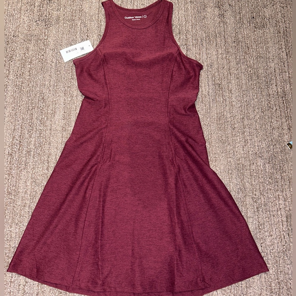 Maroon Outdoor Voices Tennis Dress